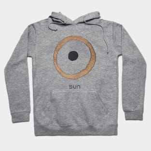 SUN - WATERCOLOR SOLAR SYSTEM SYMBOL Hoodie